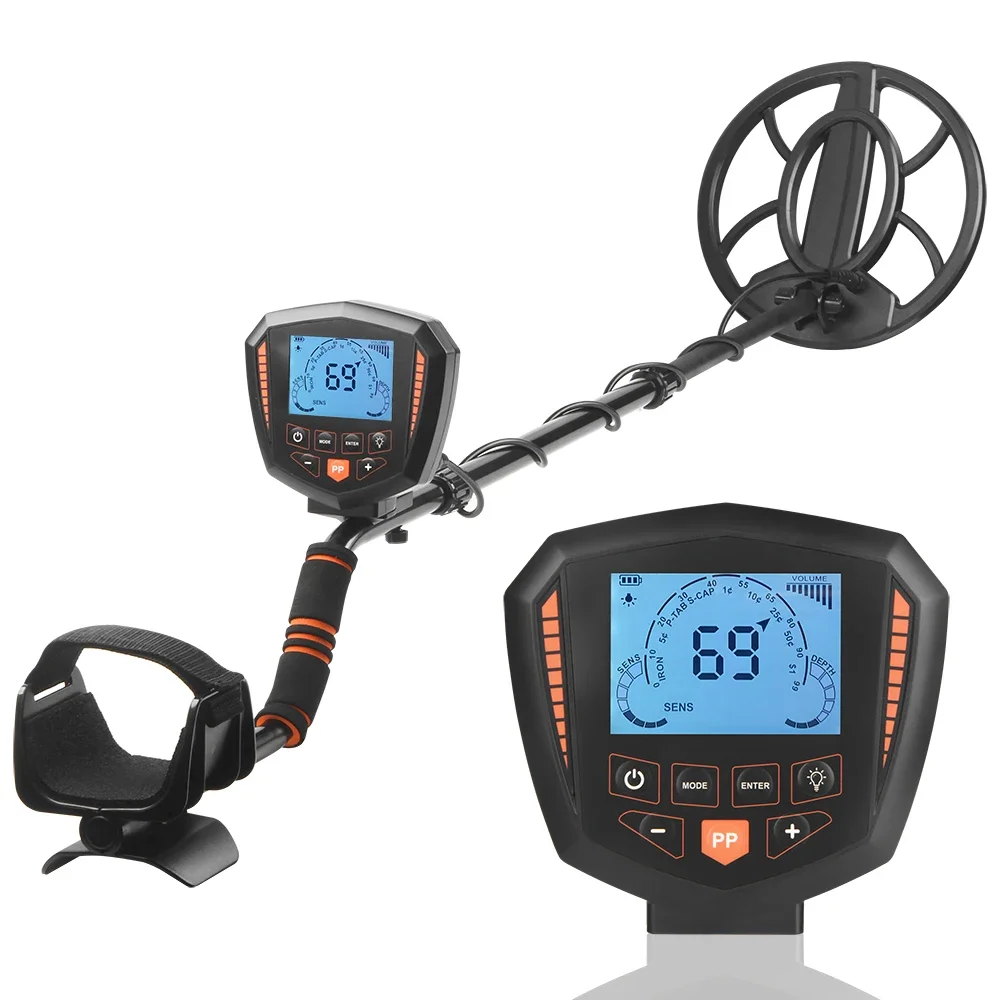 Treasure Hunter X11 Professional Underground Gold Metal Detector Scanner Finder Digger Waterproof 11" Coil Tool Pinpointer