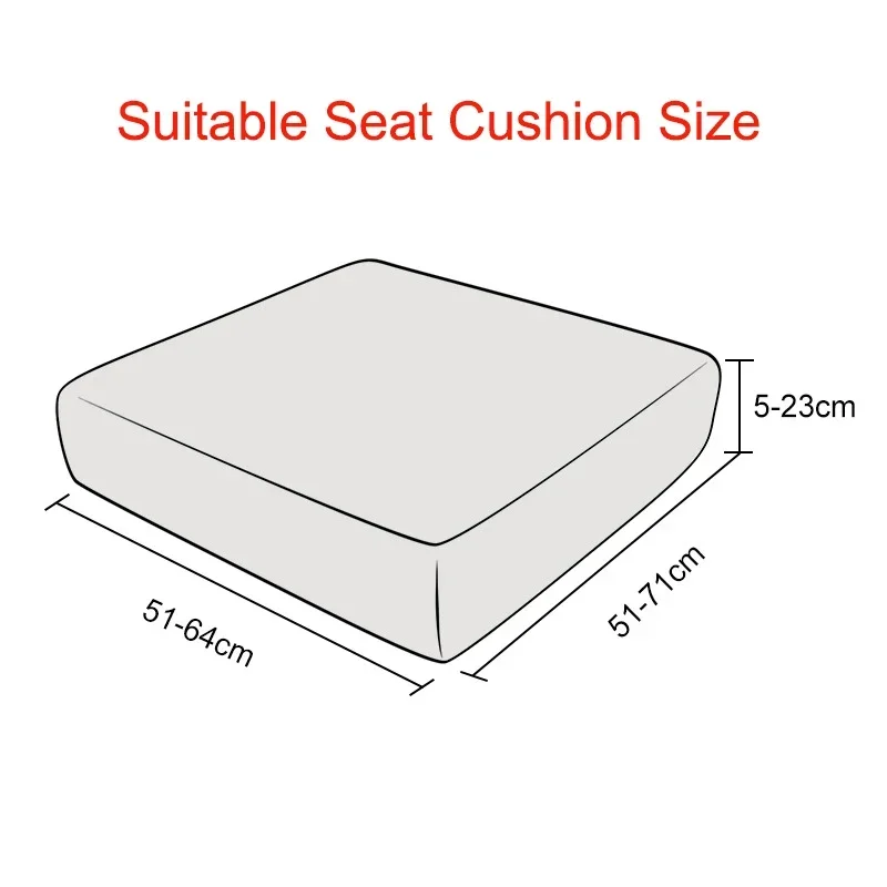 1 2 3 Seater Polar Fleece Sofa Seat Cushion Cover Elastic Armchair Seats Cover Anti-dirt Cushion Protector Seat Slipcovers 2
