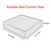 1 2 3 Seater Polar Fleece Sofa Seat Cushion Cover Elastic Armchair Seats Cover Anti-dirt Cushion Protector Seat Slipcovers 2