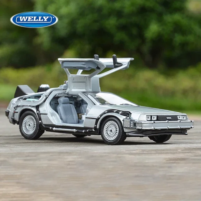 未開封 1/24 WELLY DeLorean Time Machine S4df9a444940f4ca0a9db3337f9653