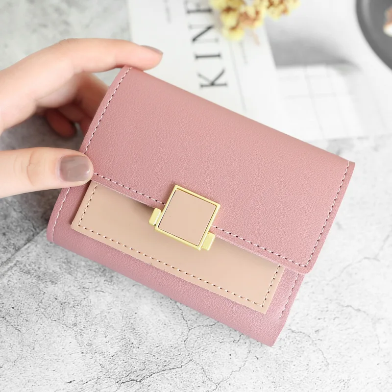 2023 Leather Women Wallets Hasp Lady Money Bags Zipper Coin