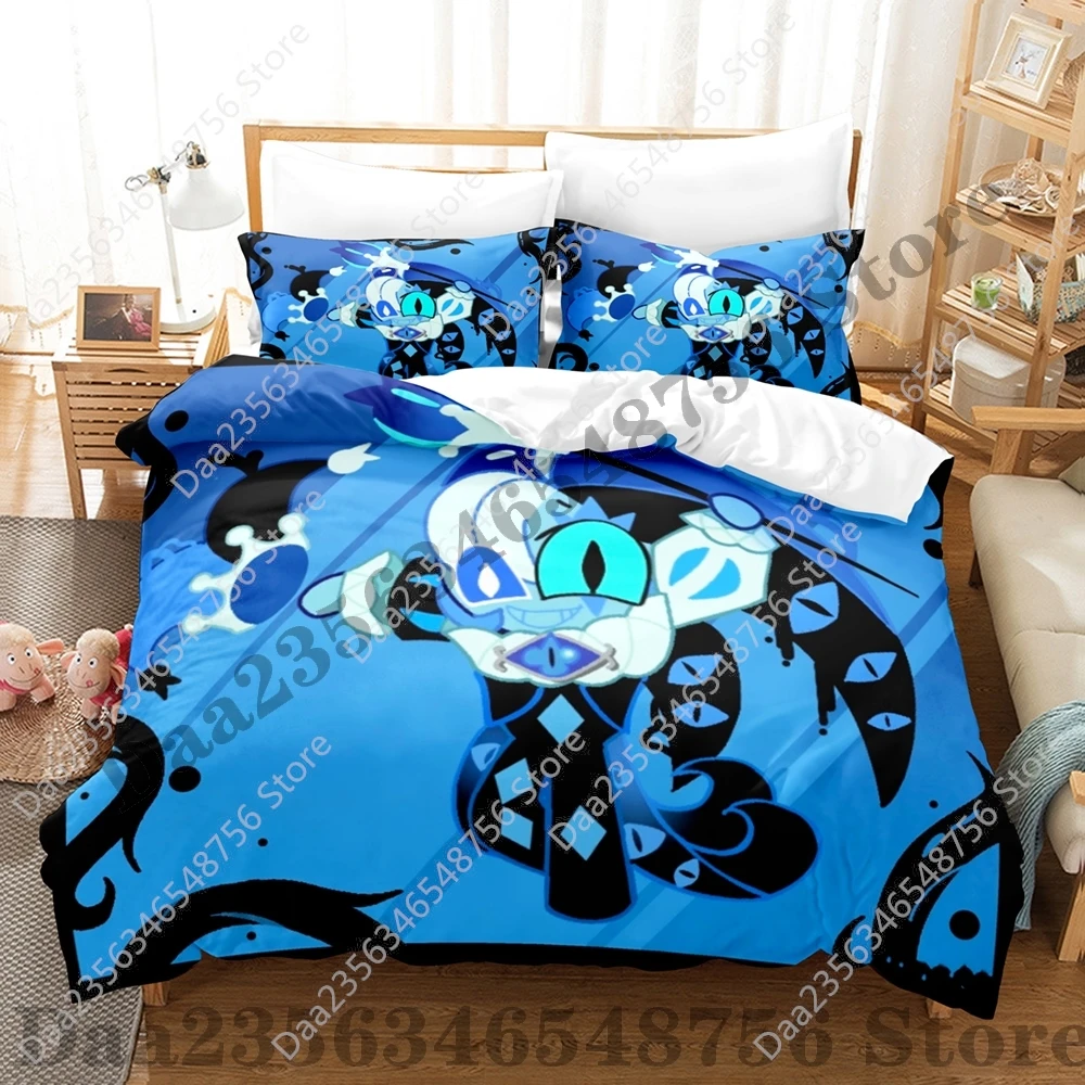 New Game Shadow Milk Cookie Bedding Set Single Twin Full Queen King Size Bed Set Adult Kid Bedroom Duvetcover Sets Anime Bed 2