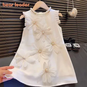 Girls 3D Flower Dress 1