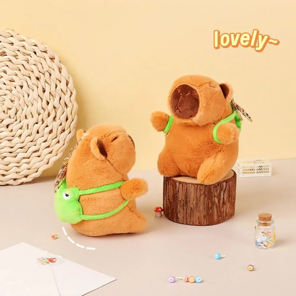 

Новая кукла Capibala, мягкие игрушки, водяная морская свинка, школьная сумка, подвеска, детские игрушки, подарок сюрприз, мультяшный декор, подарок на день рождения