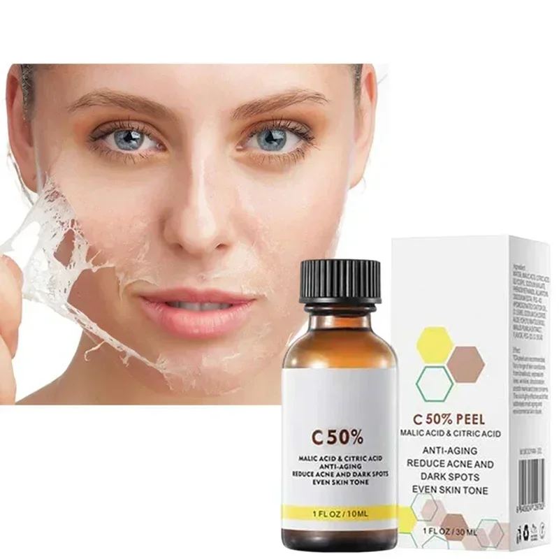 Acid Peeling Serum Chemical Exfoliant Peel for remove Face Dark Skin Spots Whiten Lighten Melanin Peeling Solution Skin P bleaching skin care set