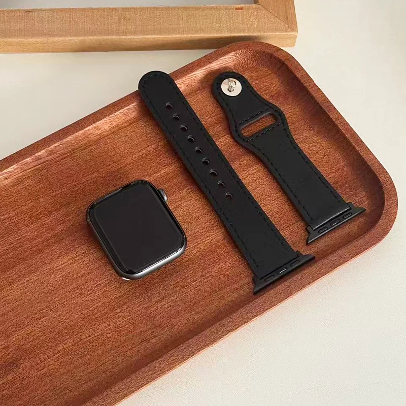Premium Leather Strap for Smart Watches - Universal Fit Sport Bracelet