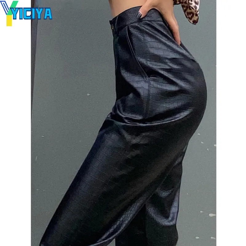 Рисунок 4 - Женские брюки YICIYA y2k из искусственной кожи