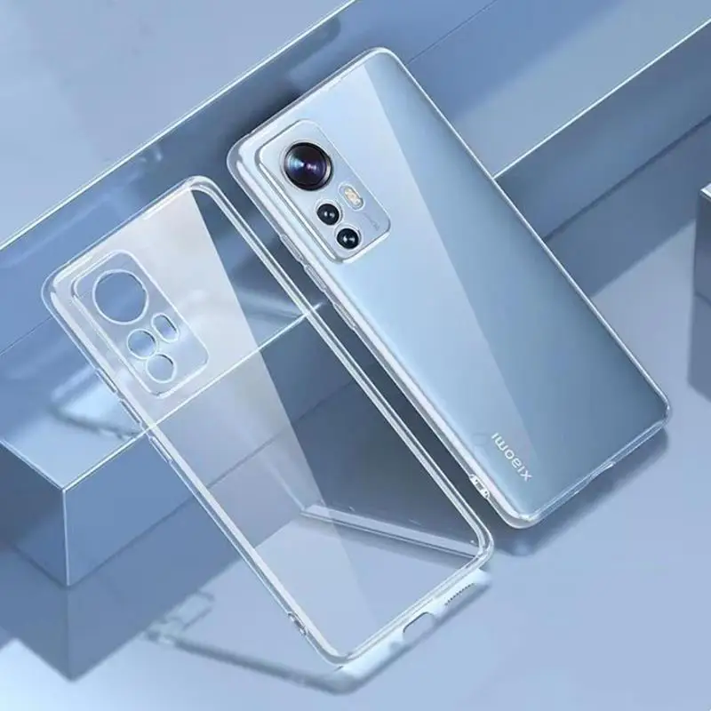 Premium Transparent Plating Silicone Case - Luxury Clear Back Cover