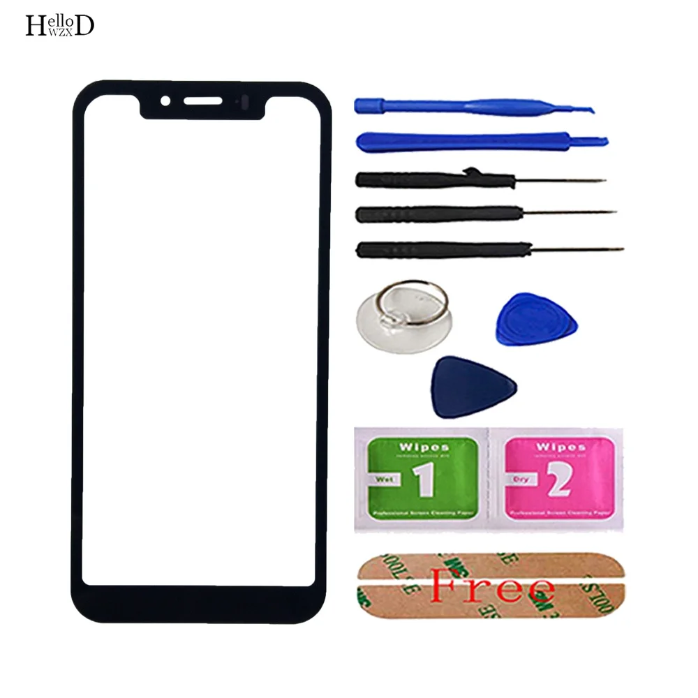 

Mobile Front Outer Glass For Ulefone Armor 5 Armor5 Front Glass ( No Touch Screen Panel Digitizer ) Panel Replace Part Tools