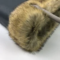 High Quality Eva handbag Accessories Faux fur fox's Trim Trims Thermal Plush Decoration for Classic Mini obag O bag handbags 2