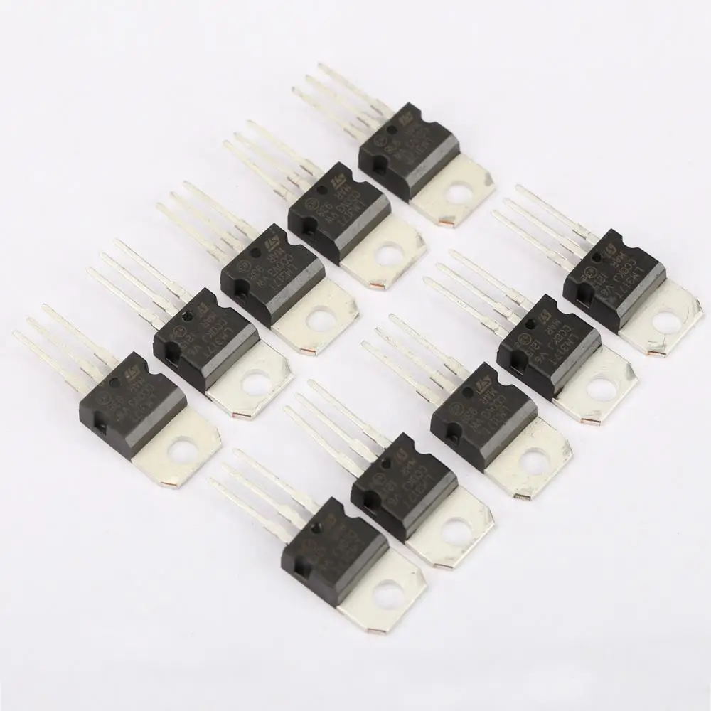 10개 LM317T LM317 1.2V  37V 1.5A 가변 전압 조정기 IC