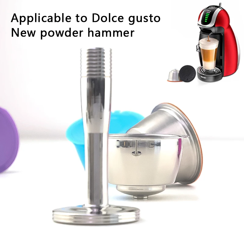 Coffee Tamper Stainless Steel Solid Espresso Coffee Tool For DolceGusto