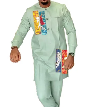 Ahmed Long Sleeve Dashiki Outfit