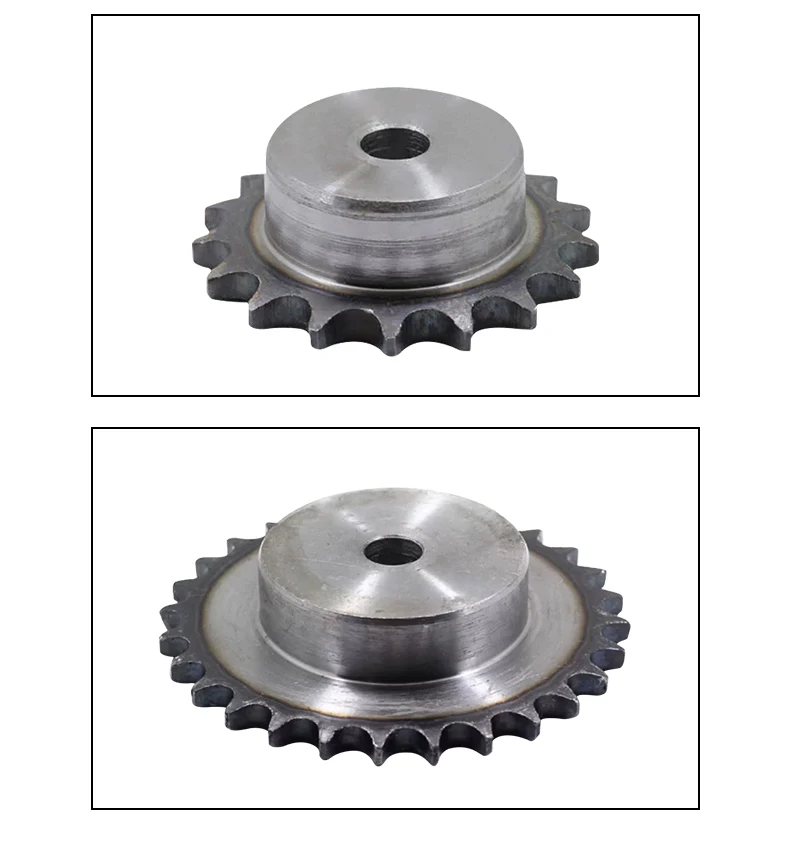 4-Punkt 08B Kettenrad 10T 12T 15T 20T 25T 30T 32T 42T 48T Zähne Handwerk Loch Zahnoberfläche Abschreckabstand 12,7 mm CNC-Übertragung – Detail 29