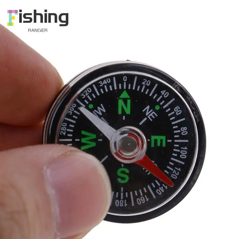 цена 30mm Mini Compass Camping Hiking Outdoor Travel Navigation Wild Survival Tool