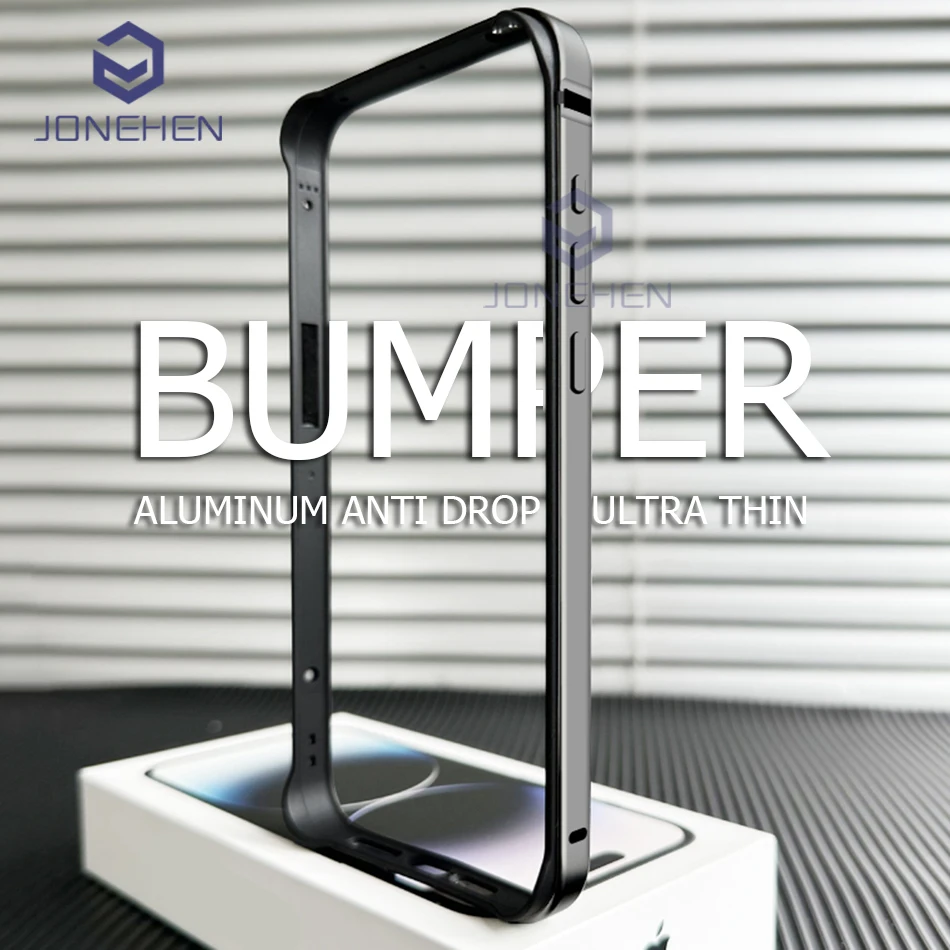 Luxury Light Aluminum Metal Frame Ultra-Thin Silicone Bumper Case Accessory