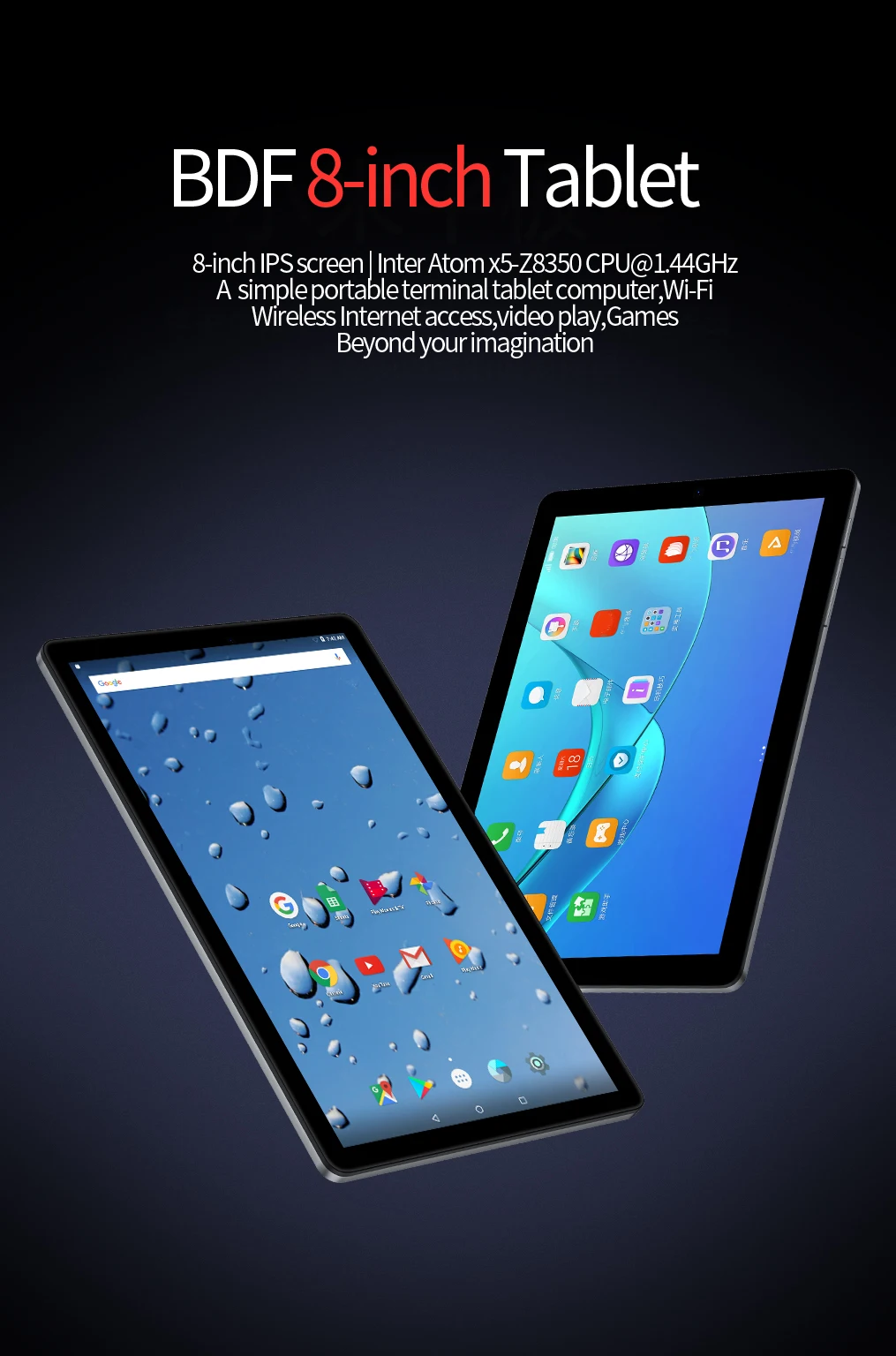 Discover Endless Joy! 2023 Kids Tablet - 8 Inch Quad Core, 2GB/32GB, Google Play, WiFi, Bluetooth. A Budget-Friendly, Delightful Gift for Children. Description Image.This Product Can Be Found With The Tag Names Computer Office, Tablet, Tablets