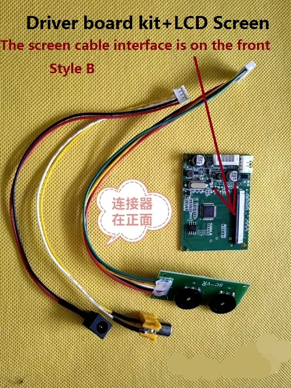 Yqwsyxl Tft Painel Lcd Tela Ips 54pin av dc Driver Board 640x480 35 - Imagem 2