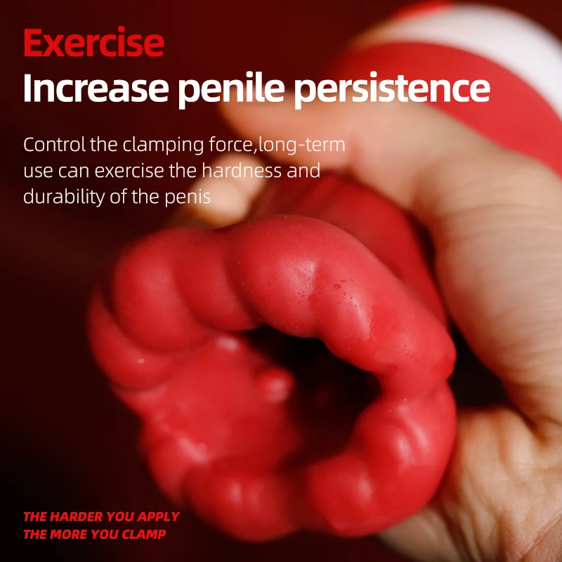 Deep Throat Sucking Male Penis Training Cup Masturbators for men Strong Squeeze Vibration Sex Toys Glans Stimulation Exercise male masturbation toys