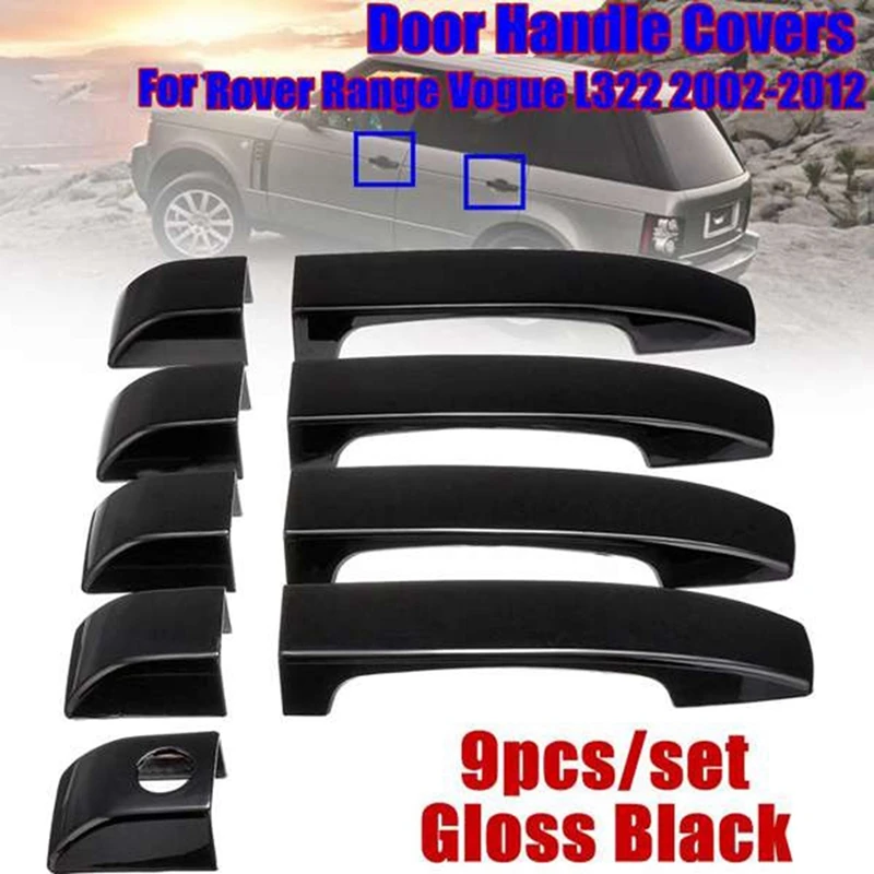 Couvercles De Poignée De Porte De Voiture, Garniture Extérieure, Couvercle Pour Land Rover Range L322 2002-2012