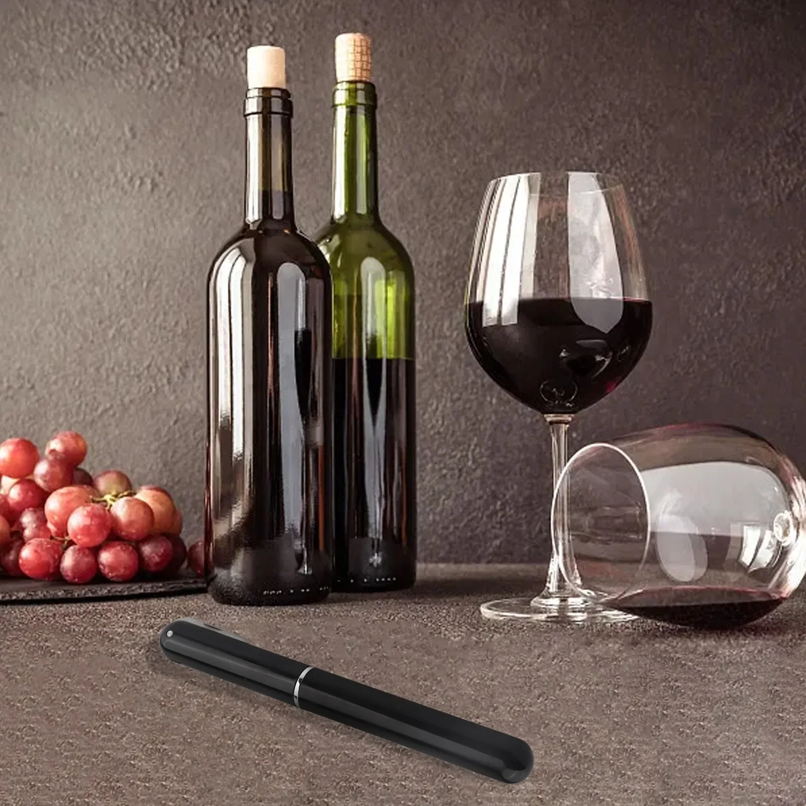 Effortless Air Pressure Wine Opener With Foil Cutter-Perfect Present For Wine Portable Bottle Opener Air Pressure