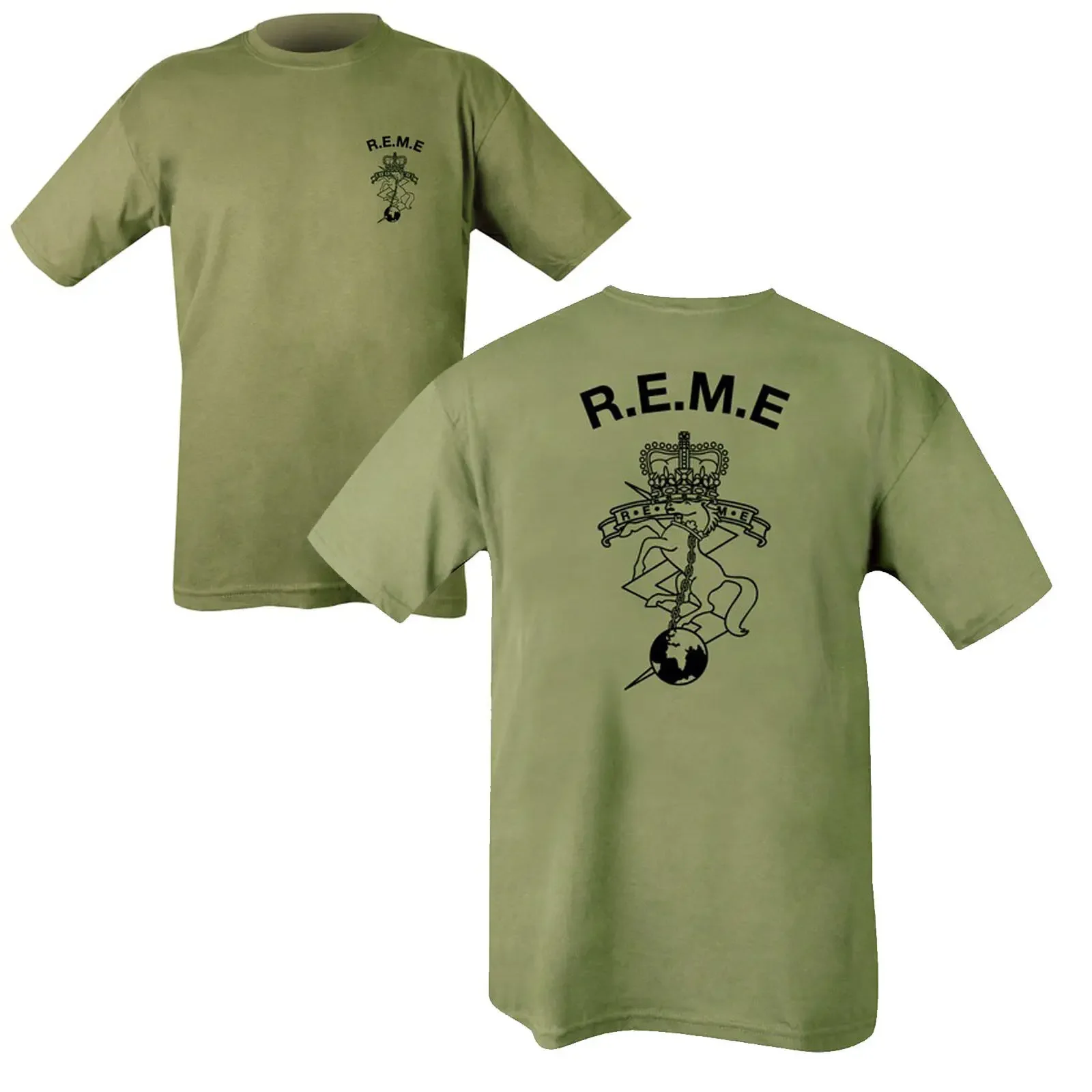 British Army Inspired 100% Cotton O-Neck Short Sleeve Men's T-Shirt