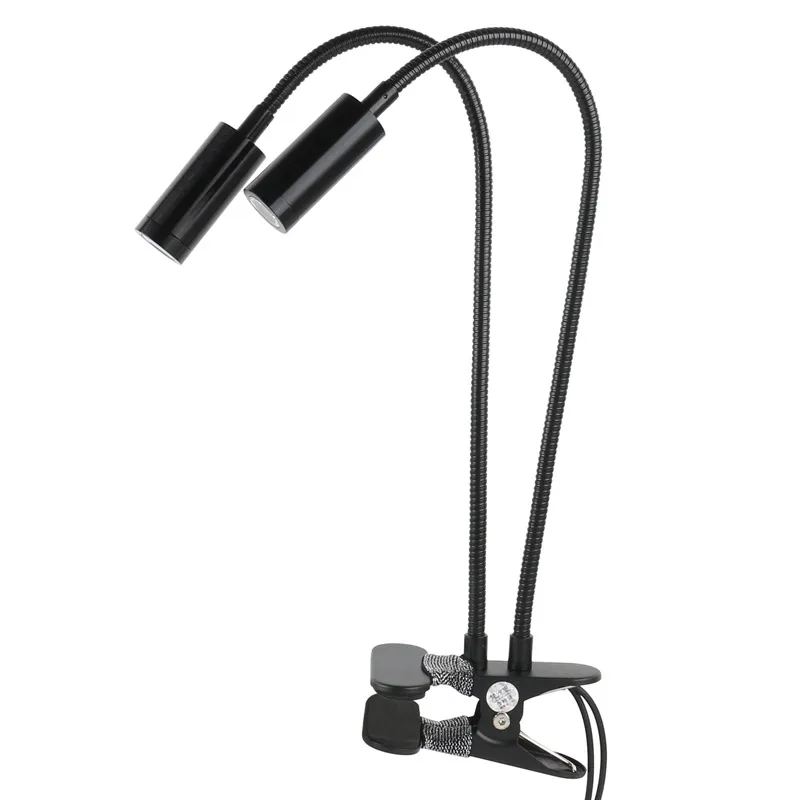Dual LED Gooseneck Lights Desk Lamp 5v Eye Protection Table Lamp Work With Computer Powerbank Indoor Dormitory Lighting
