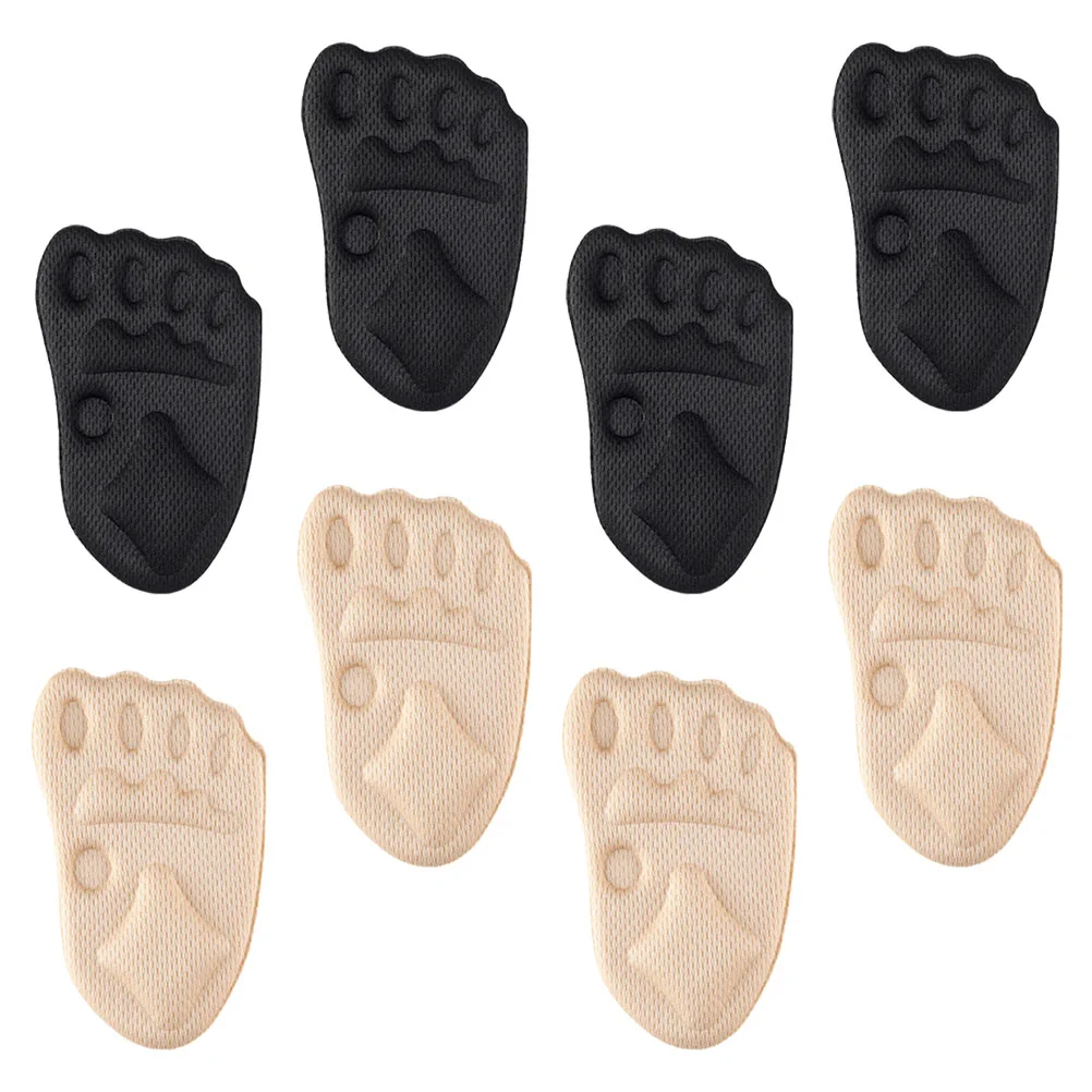 

4 Pairs Forefoot Half Size Cushion Finger Separator Toe Separators Pad Shoe Inserts Soft