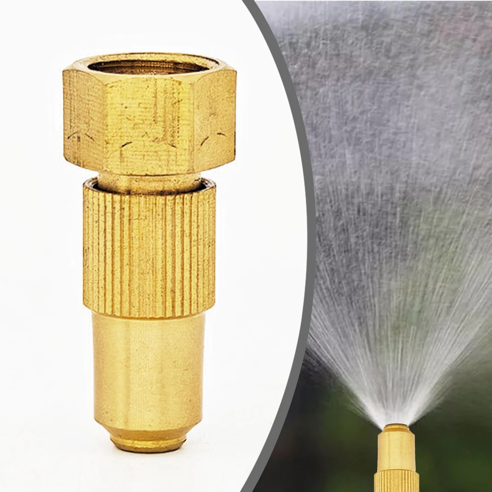 Agricultural Spray Nozzle High Pressure Spray Nozzle Adjustable Copper Pottery Sprayer Garden Watering Irrigation System