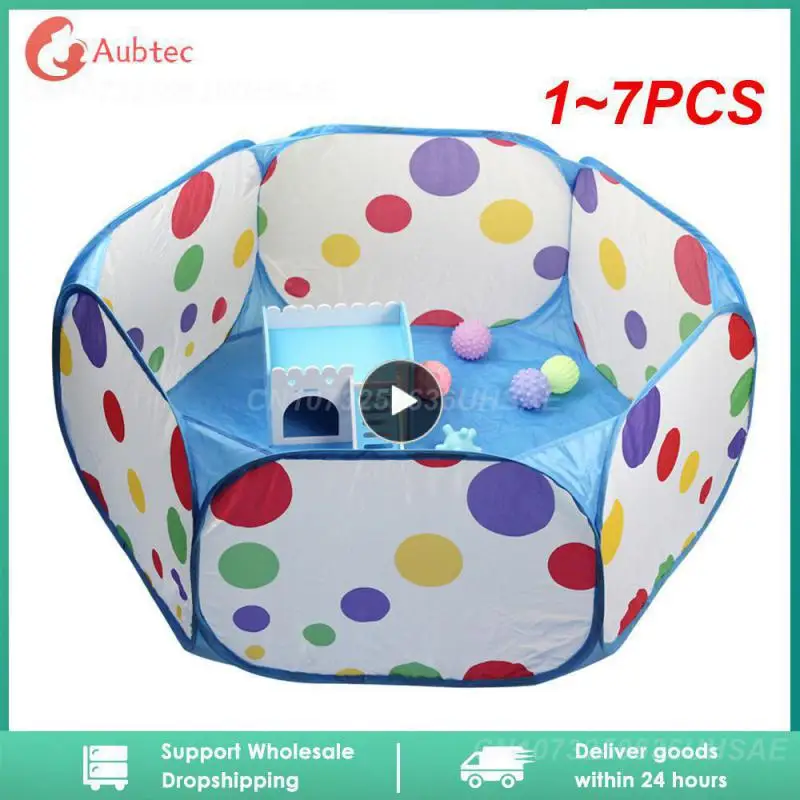 

1~7PCS Children's Ocean Ball Pool With Basketball Basket Bobo Pool Toy 1.2M (excluding ball)