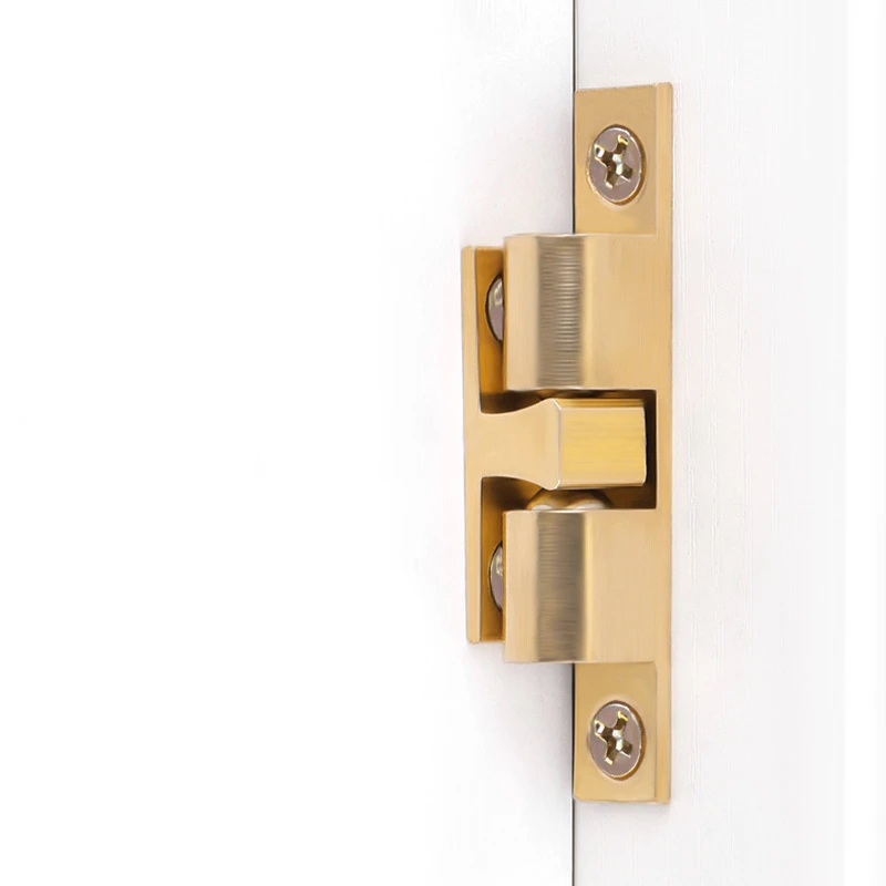 KK&FING 40-70mm Double Ball Catch Brass Door Latch Cabinet Door Touch Bead Wardrobe Switch Buckle Type Cabinet Suction