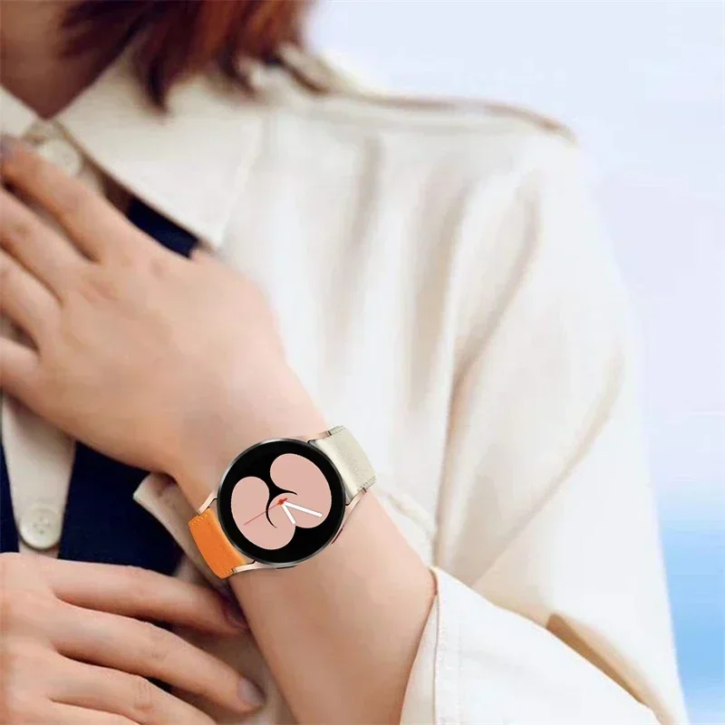Elegant Leather Bracelet Loop Wrist Strap - Premium 22mm Accessory Band