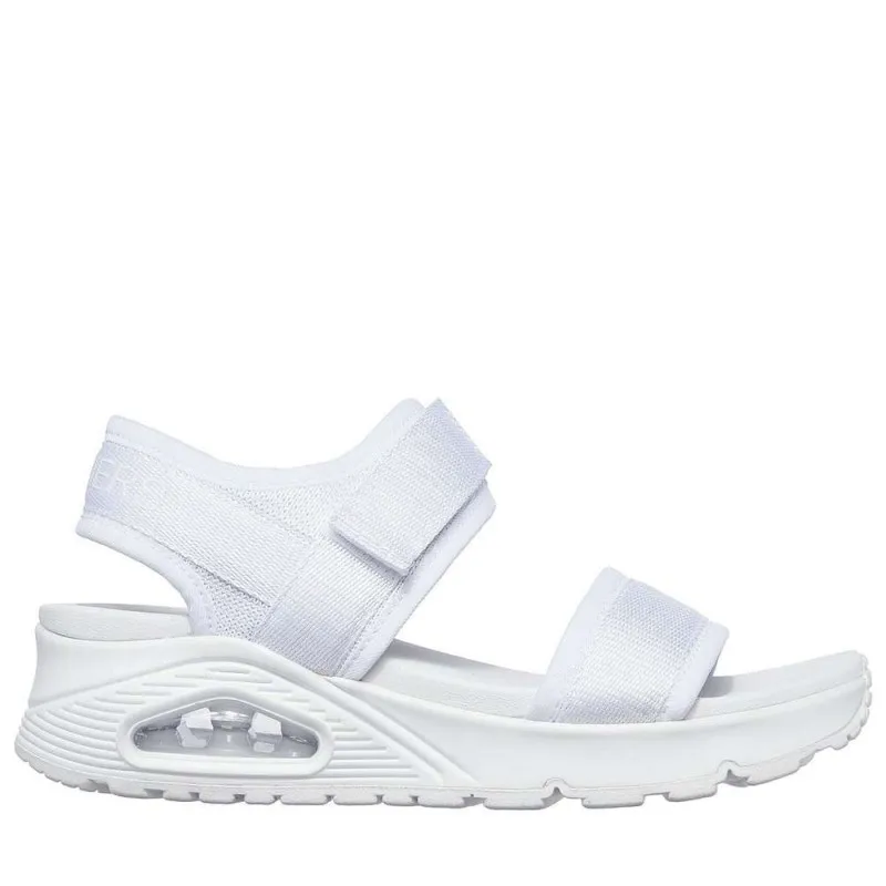 SANDALIA MUJER SKECHERS UNO NEW SESH CON CAMARA DE AIRE BLANCA