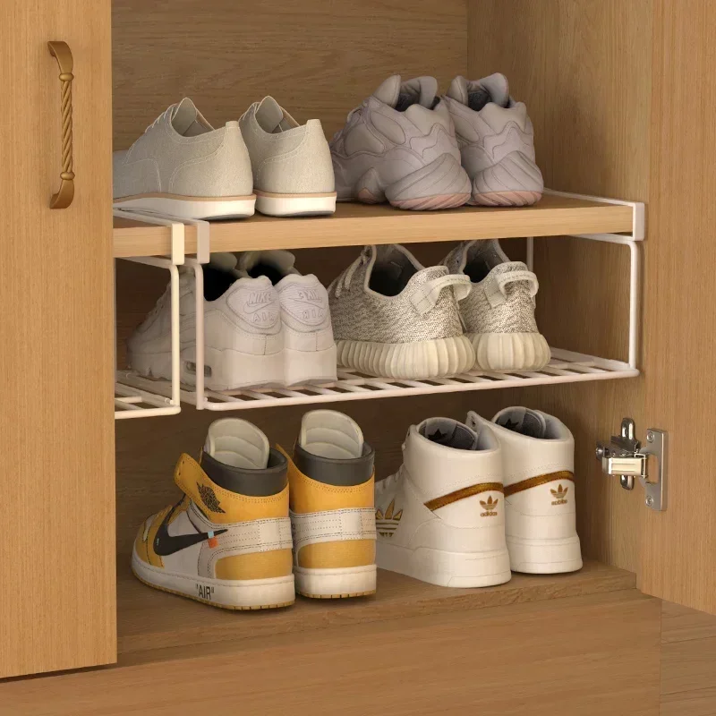 

Retractable Under Organizer Cabinet Kitchen Racks Hanging Installation-free Storage Shelf Partition Closet
