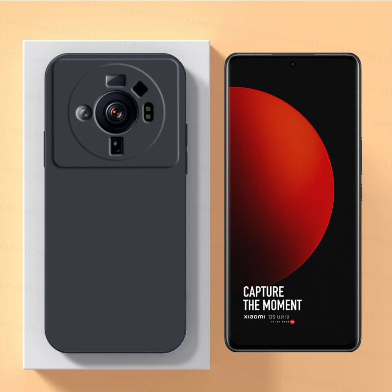 Shockproof Liquid Silicone Phone Case For Xiaomi 12 Series_voghion.com