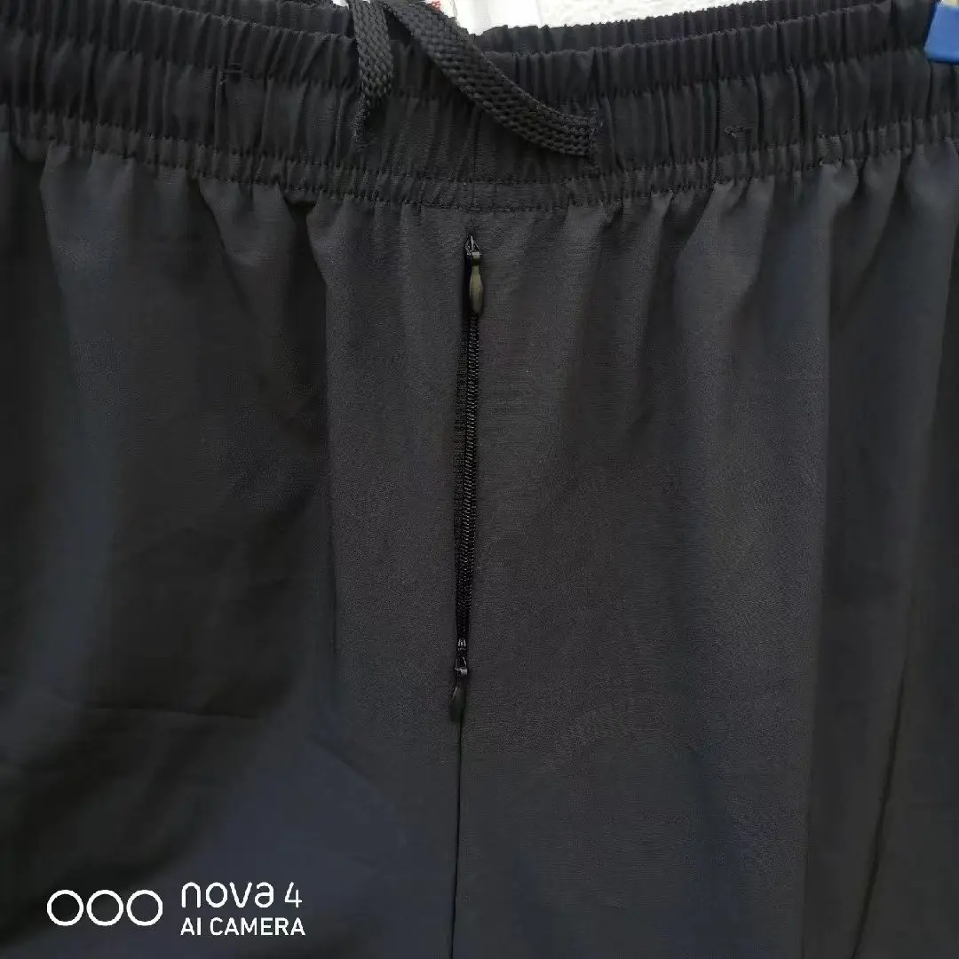 45-220kg Man Sexy Open Crotch Pants Hidden Zippers Casual Cropped Shorts Thin Crotchless Sweatpants Erotic Beach Clubwear 3