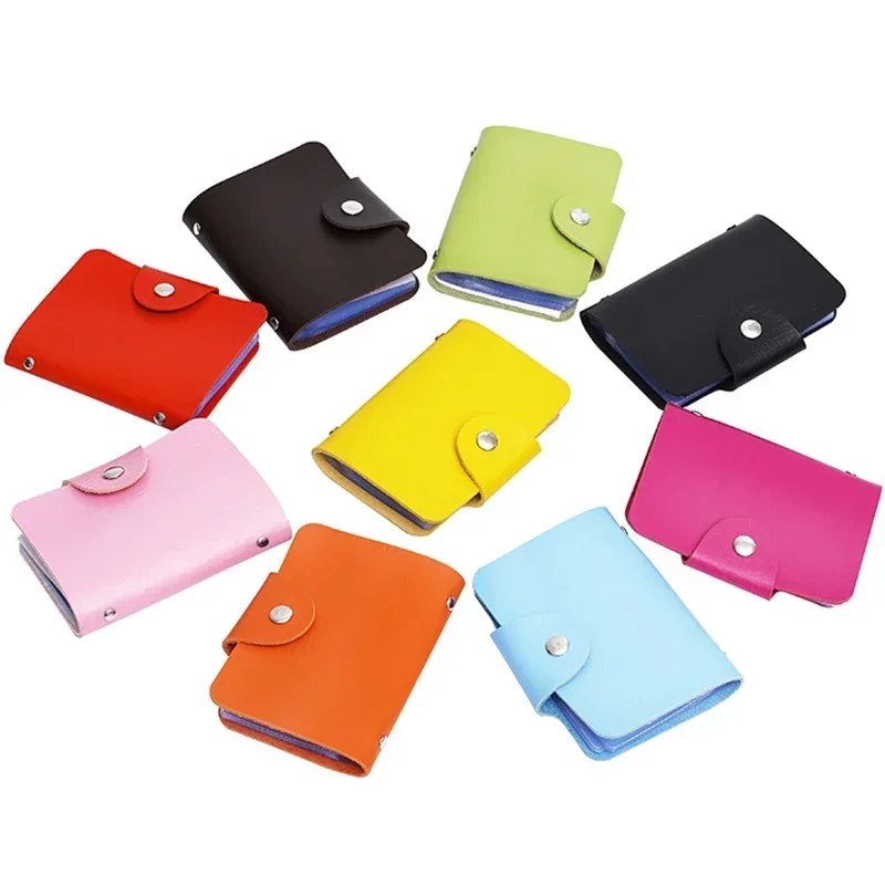 PU Leather Large Capacity Credit Card and Cash Organizer