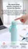 Popular UV Sterilizing Water Bottle - Smart UV Disinfection 304 Stainless Steel Insulated Sports Flask 3