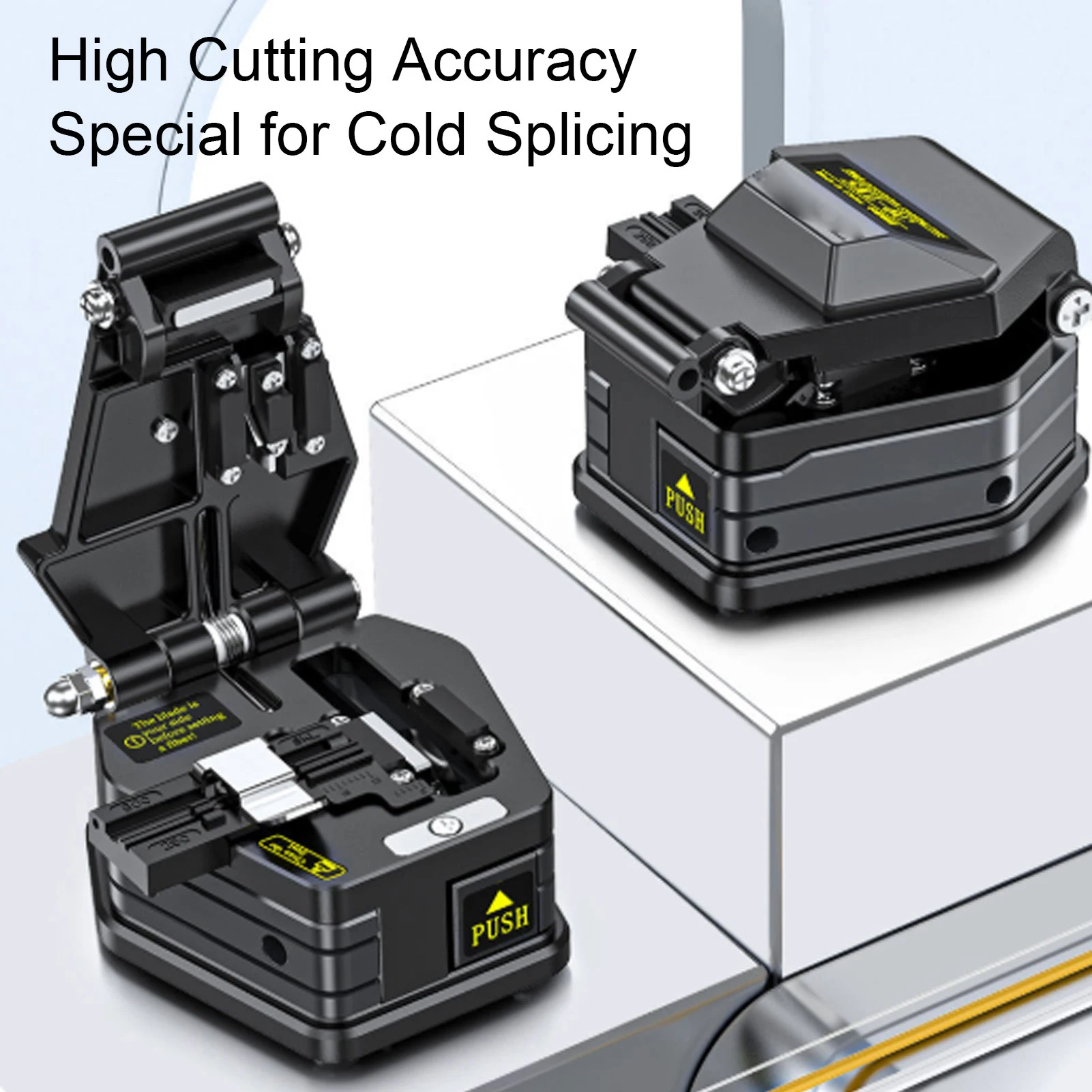 Cleaver Tool Optical Cable Cutter Automatic  ≤0.5 Degree Angle for 125μm Bare Fibers for 0.25mm 0.9mm Single