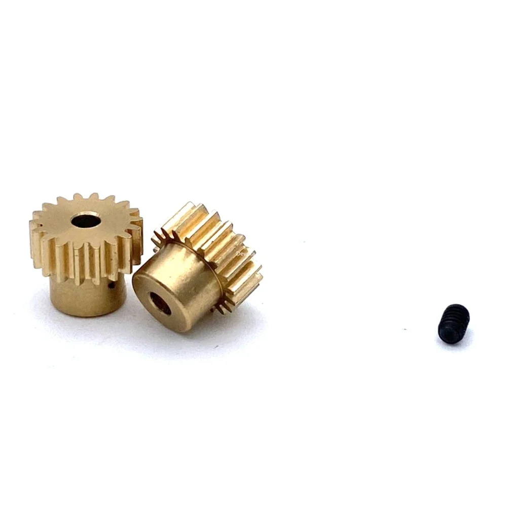 0.4M 18T step gear 2MM 2.5MM Bore diameter Copper Gear 18 Teeth 2PCS