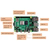Official Original Raspberry Pi 4 Model B Dev Board or 4b Kit(G) RAM 1GB 2GB 4GB 8GB Core CPU 1.5Ghz 3 Speeder Than Pi 3B+ 6