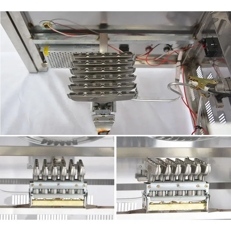 220V 0.03KW Corn Hand-fired Automatic Popcorn Machine Stand Ball-shaped Popcorn Machine American Ball gas Popcorn machine 5
