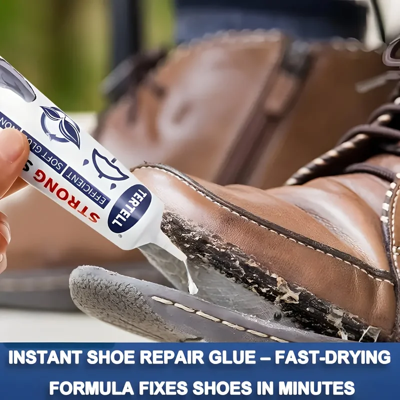 60ml Professional รองเท้ากาวกาวแห้งเร็วกันน้ํา Strong Bond สําหรับหนังรองเท้าผ้าใบรองเท้า - Instant Repair 1