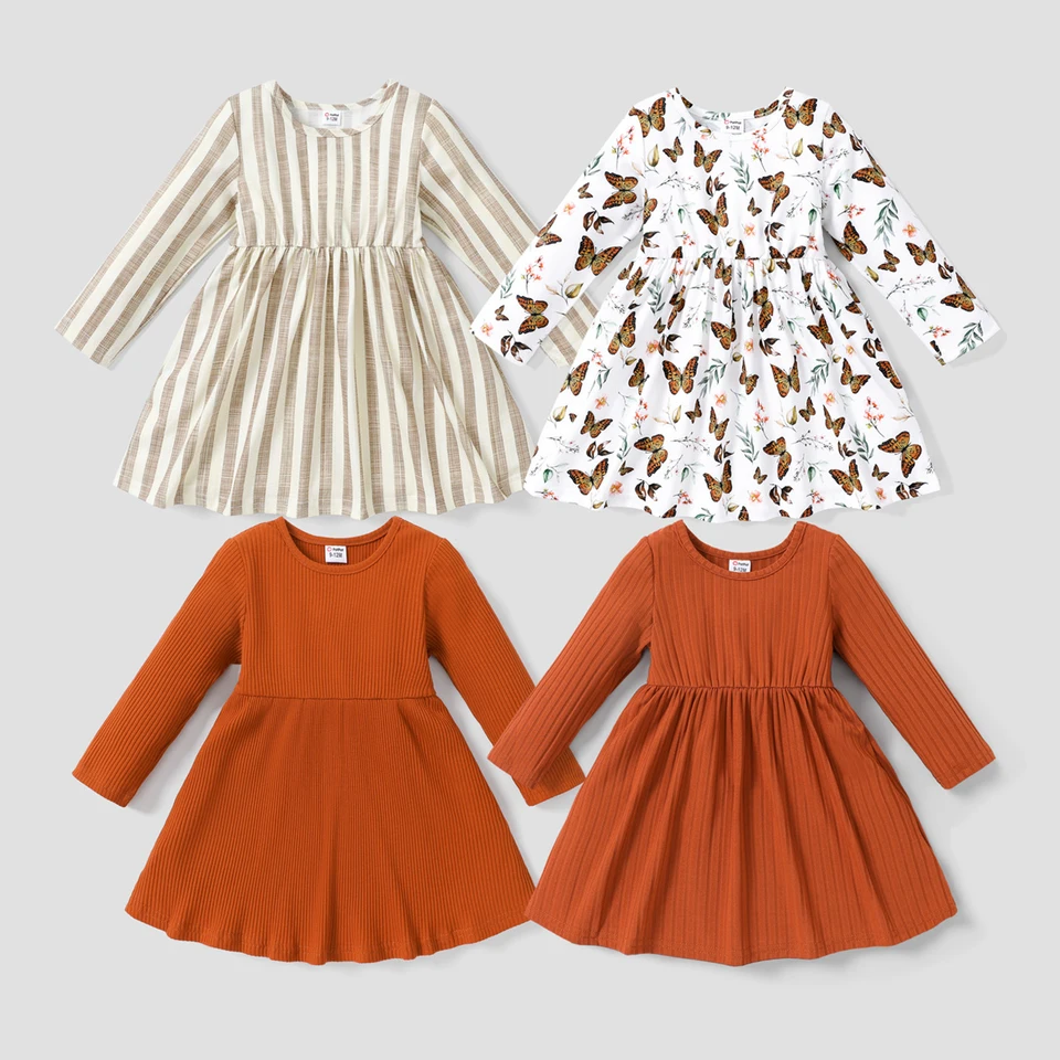 Vestito Bambina PATPAT Elegante - Spalline Farfalla, Svasato, Cotone Morbido, Estate - Foto 5
