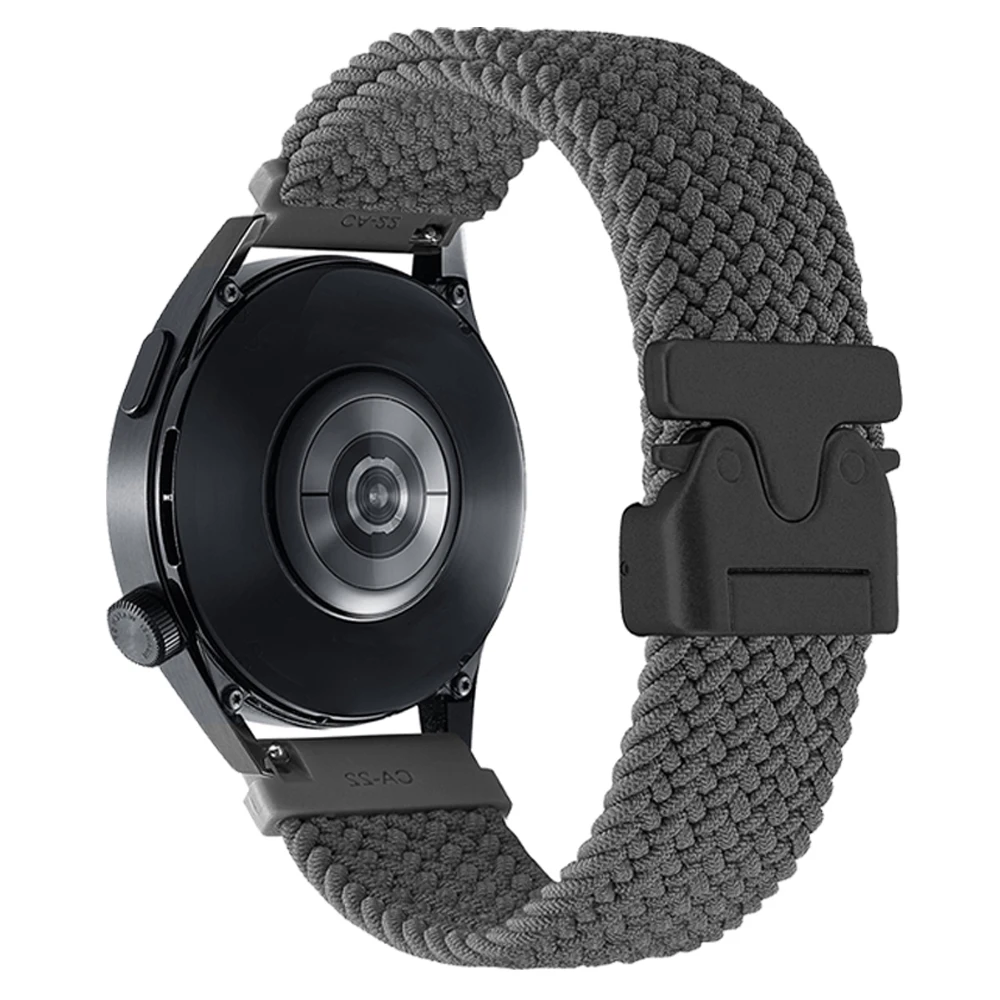 Sporty Nylon Watch Strap - Adjustable 20mm/22mm, Vibrant and Durable