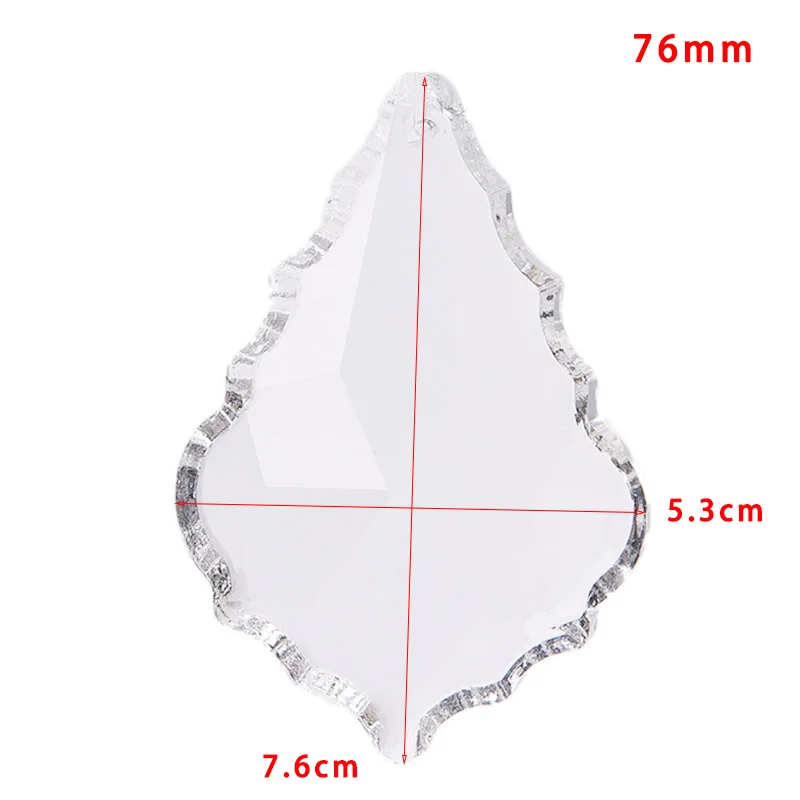 50 Pezzi Di Cristalli Pendenti Per Lampadario, Gocce Sfaccettate Trasparenti, Dimensioni 38mm - In Cristallo K9 Di Alta Qualità - 5