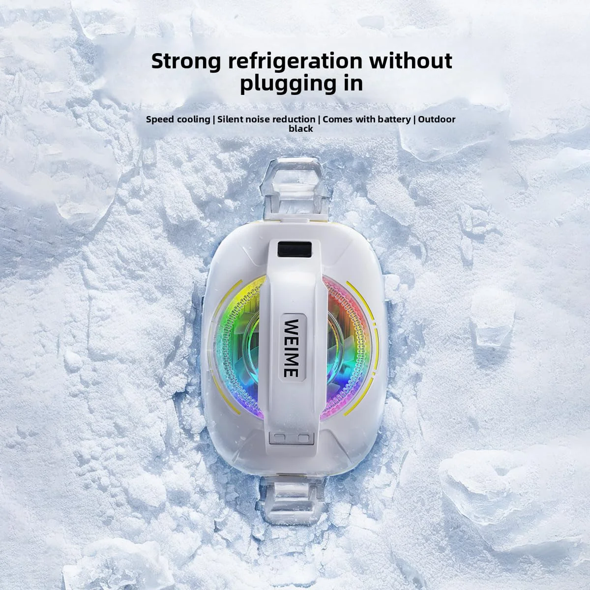 Magnetic Rechargeable Phone Cooling Device - 3000mAh Portable Cooler for Gaming & Live Streaming