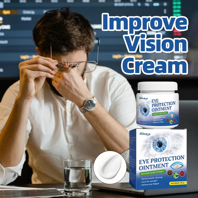 

Improve Vision Cream Eyesight Improvement Eye Pain Dry Fatigue Relief Myopia Amblyopia Restore Eye Protection Care Ointment