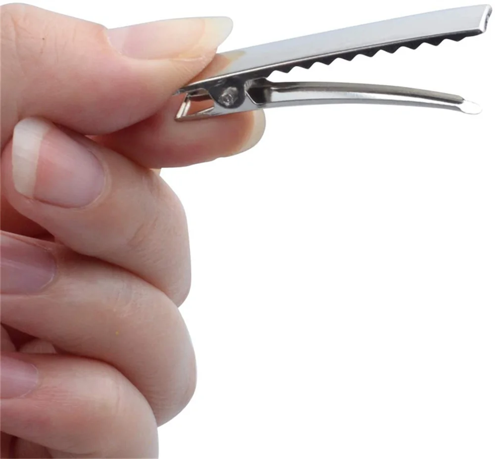 20 stücke Metall Alligator Rohlinge Haar Clip Für DIY Haarnadel Bögen Pflege Schmuck Machen Liefert Handwerk Handgemachte Accessoires Großhandel – Detail 4