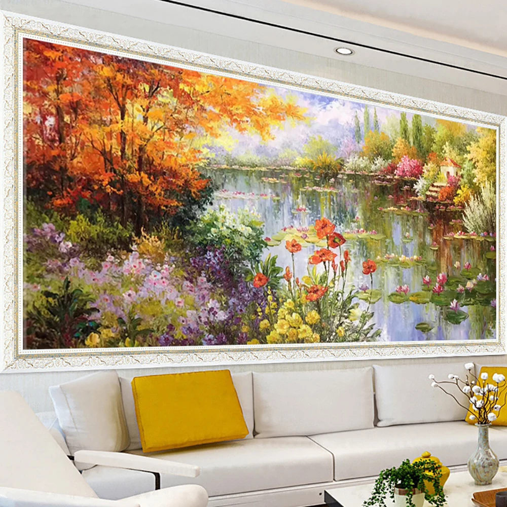 Kit Diamond Painting 5D Paesaggio 30x40 Cm - Pittura Con Diamanti Per Decorazione Casa - Foto 8